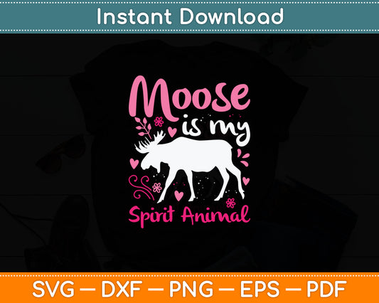 Moose Spirit Animal Svg Digital Cutting File