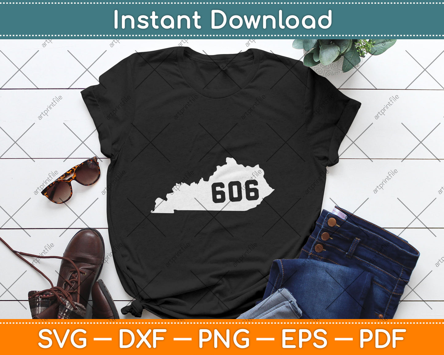 Morehead Pikeville 606 Area Code Svg Digital Cutting File