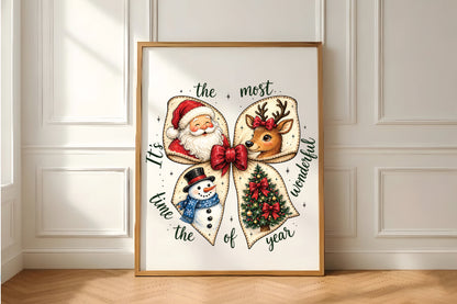 Most Wonderful Christmas Bow PNG