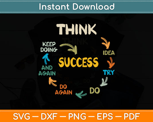 Motivational Quote Motivation Success Inspiration Mindset Svg Digital Cutting File