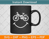 Mountain Biking - Bicycle Rider Cyclist Cycling Trail Riding Svg Digital Cutting File