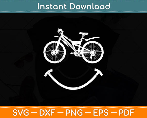Mountain Biking - Bicycle Rider Cyclist Cycling Trail Riding Svg Digital Cutting File