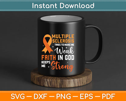 Multiple Sclerosis Faith God Jesus Multiple Sclerosis Svg Png File