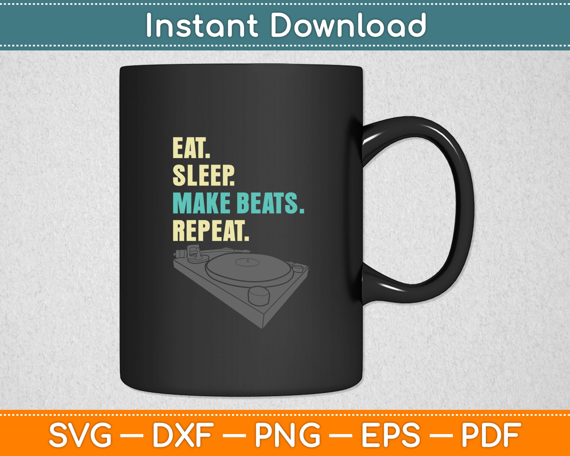 Music Producer Funny DJ Music Creator Svg Digital Cutting File
