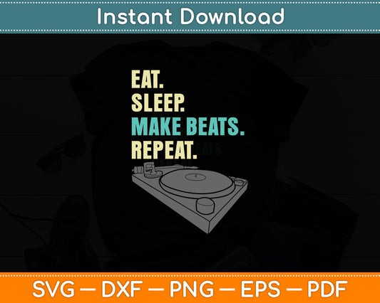 Music Producer Funny DJ Music Creator Svg Digital Cutting File