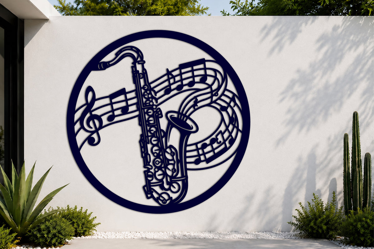 Musical Wall Art Laser Cut SVG