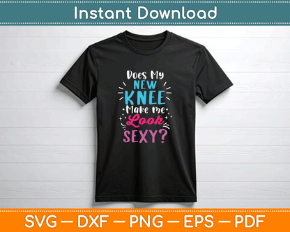 Humorous joint replacement SVG design for post-surgery celebrations and support
