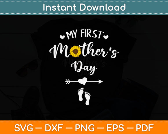 My First Mother’s Day Svg Design Digital Cutting File