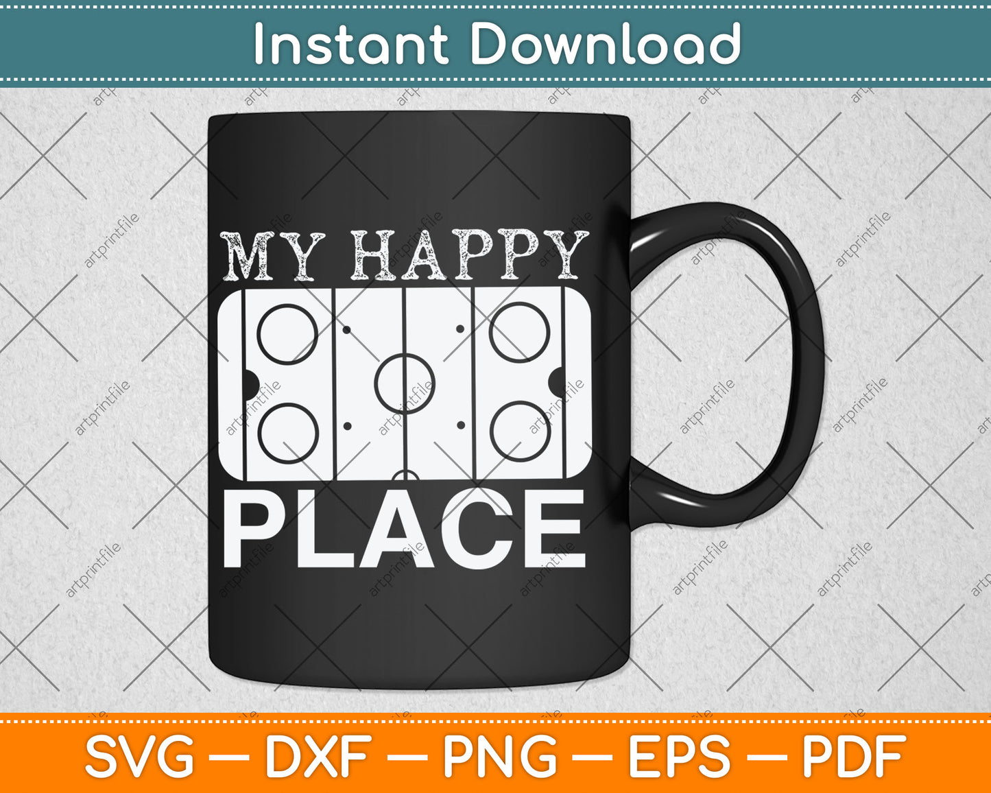 My Happy Place Svg Digital Cutting File