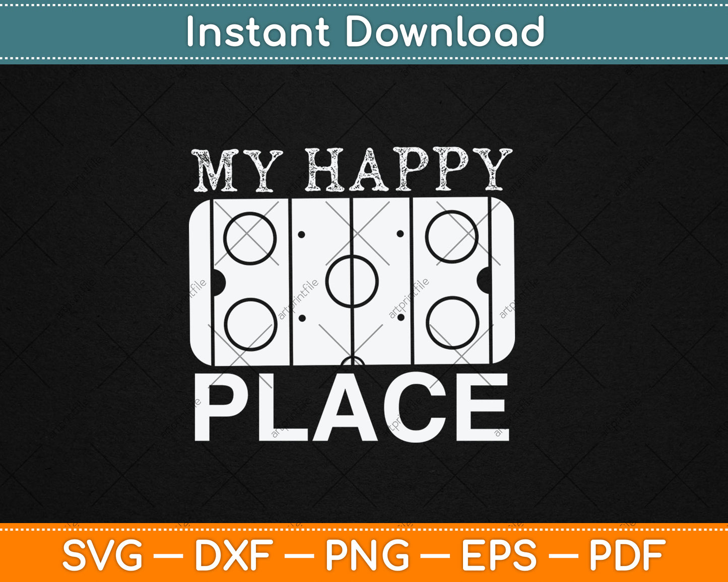 My Happy Place Svg Digital Cutting File