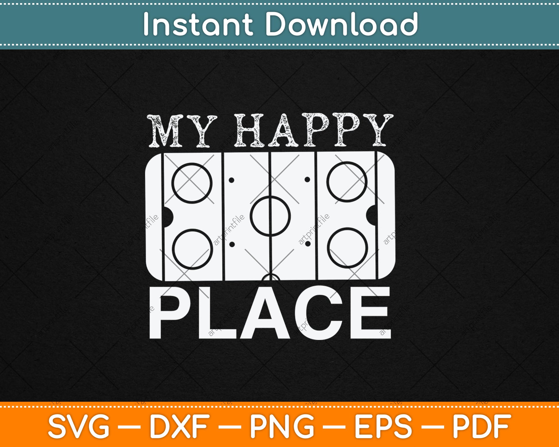 My Happy Place Svg Digital Cutting File