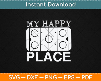 My Happy Place Svg Digital Cutting File