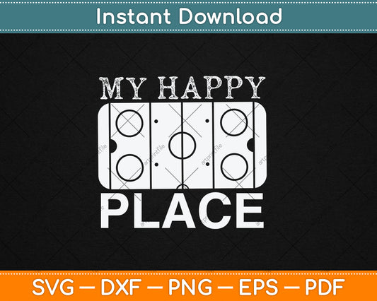 My Happy Place Svg Digital Cutting File