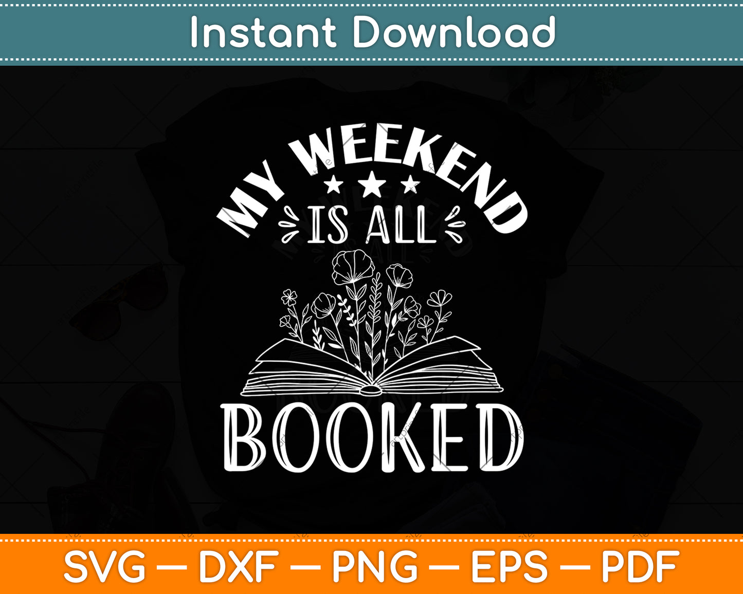 My Weekend Is All Booked Svg Digital Cricut Cutting File