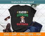 Nacho Average Capybara Cinco De Mayo Mexican Svg Digital Cutting File