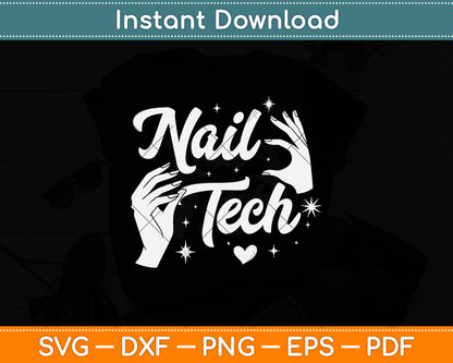 Nail Tech Quote Work Svg Png Dxf Digital Cutting File