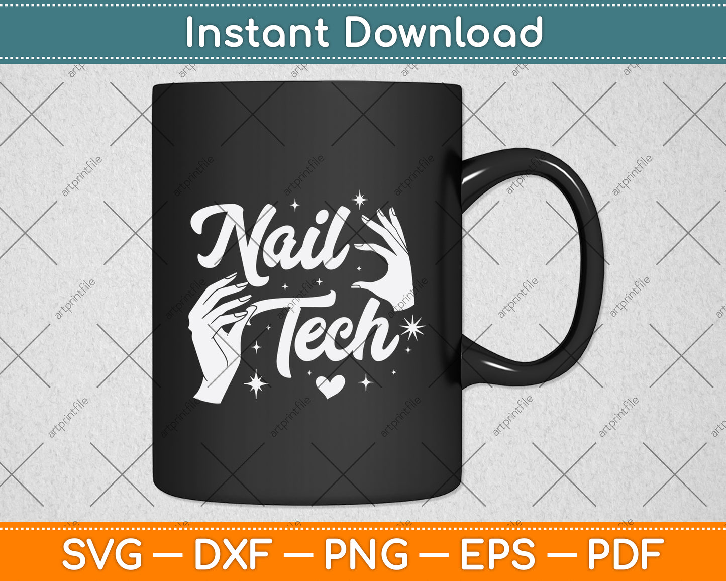 Nail Tech Quote Work Svg Png Dxf Digital Cutting File