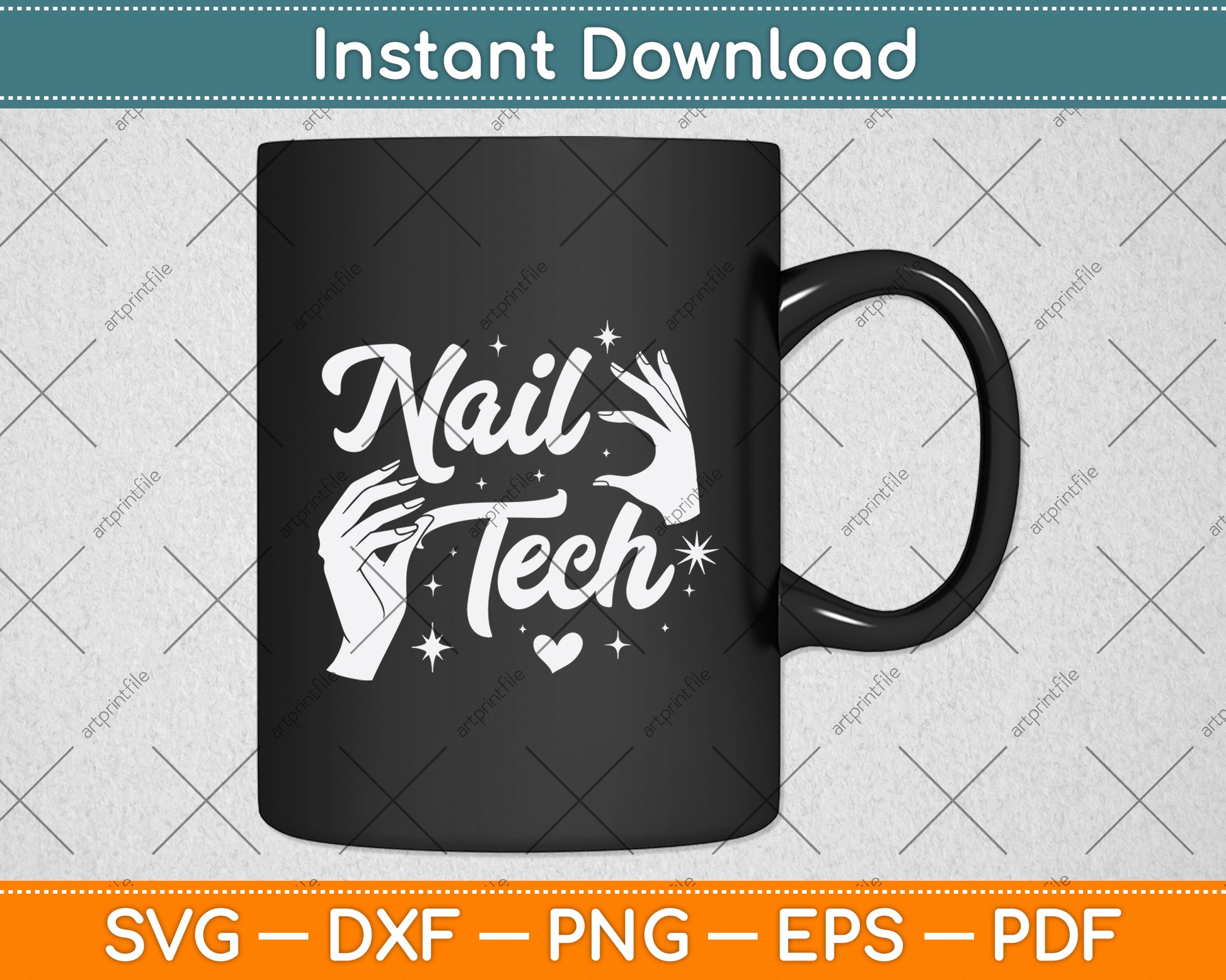 Nail Tech Quote Work Svg Png Dxf Digital Cutting File