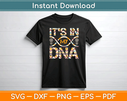 Native American DNA Indigenous People Day SVG Digital Cutting File