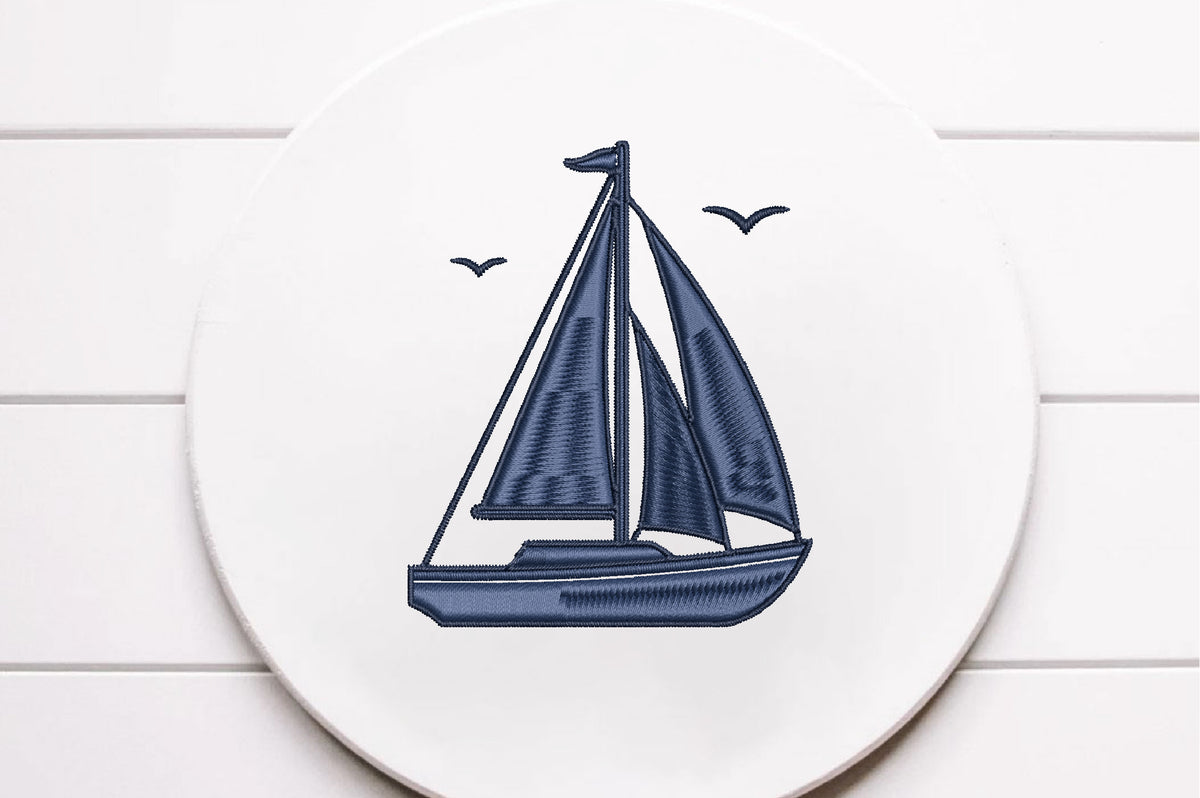 Nautical Embroidery Design Set