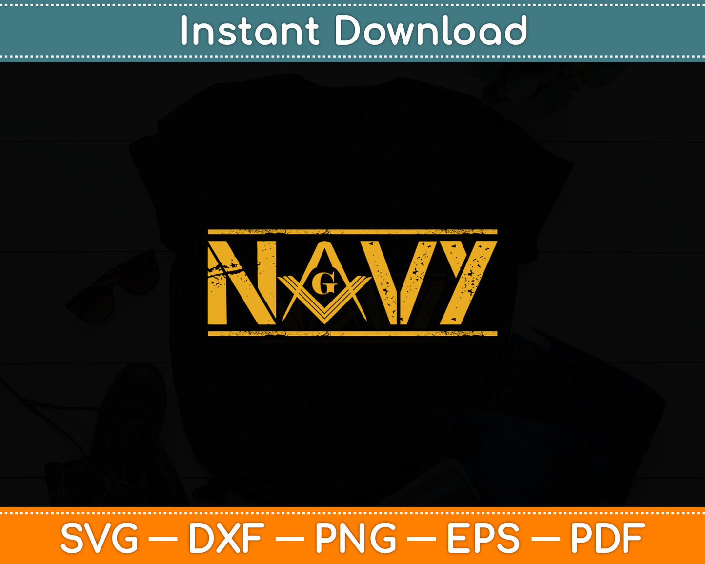 Navy Mason Gift By Kuyang Freemason Svg Digital Cutting File