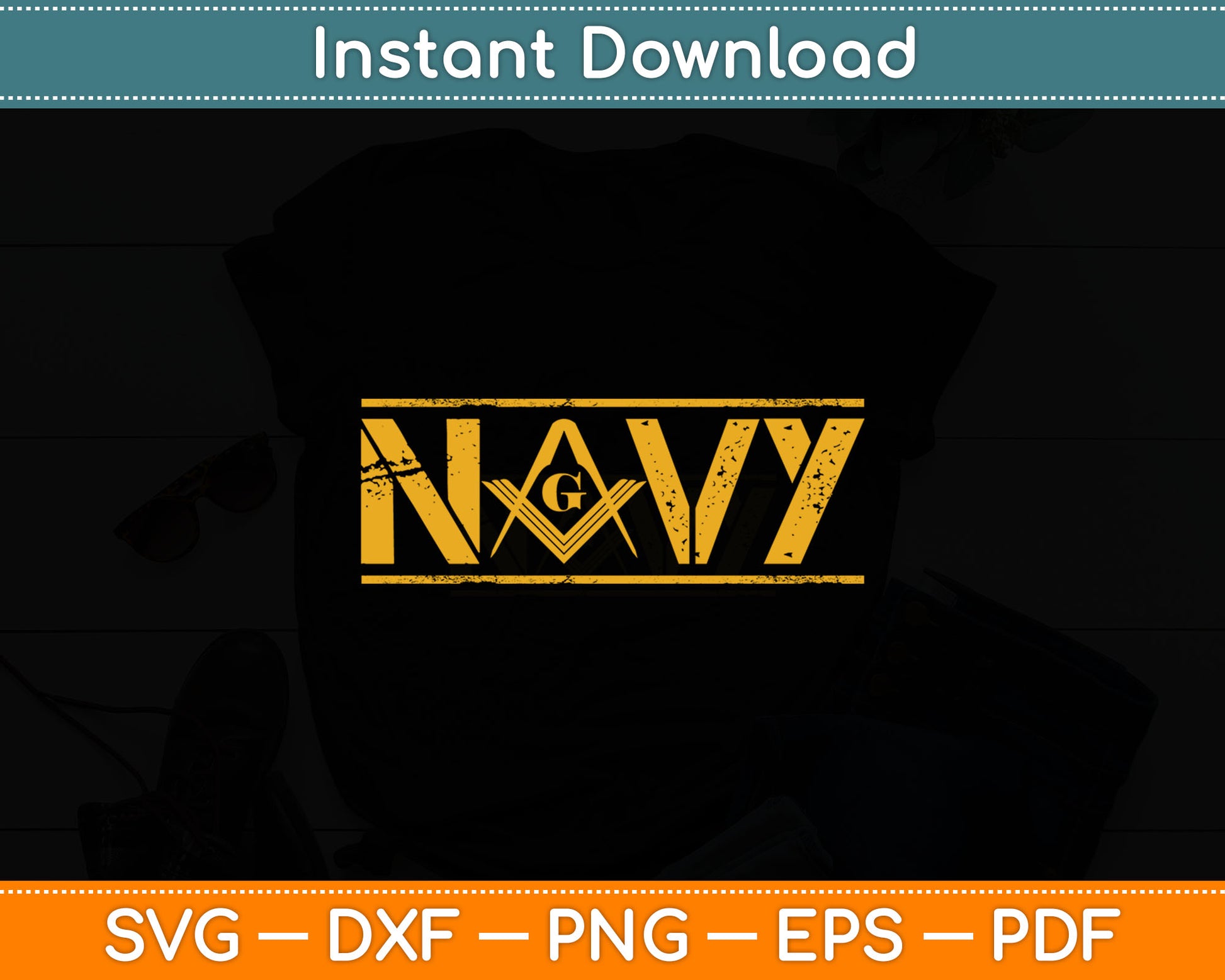 Navy Mason Gift By Kuyang Freemason Svg Digital Cutting File