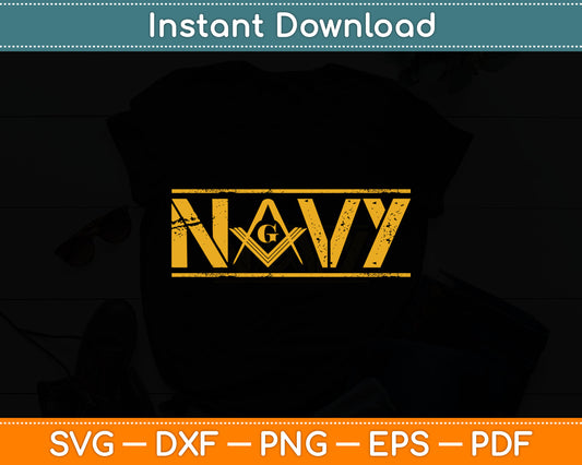 Navy Mason Gift By Kuyang Freemason Svg Digital Cutting File