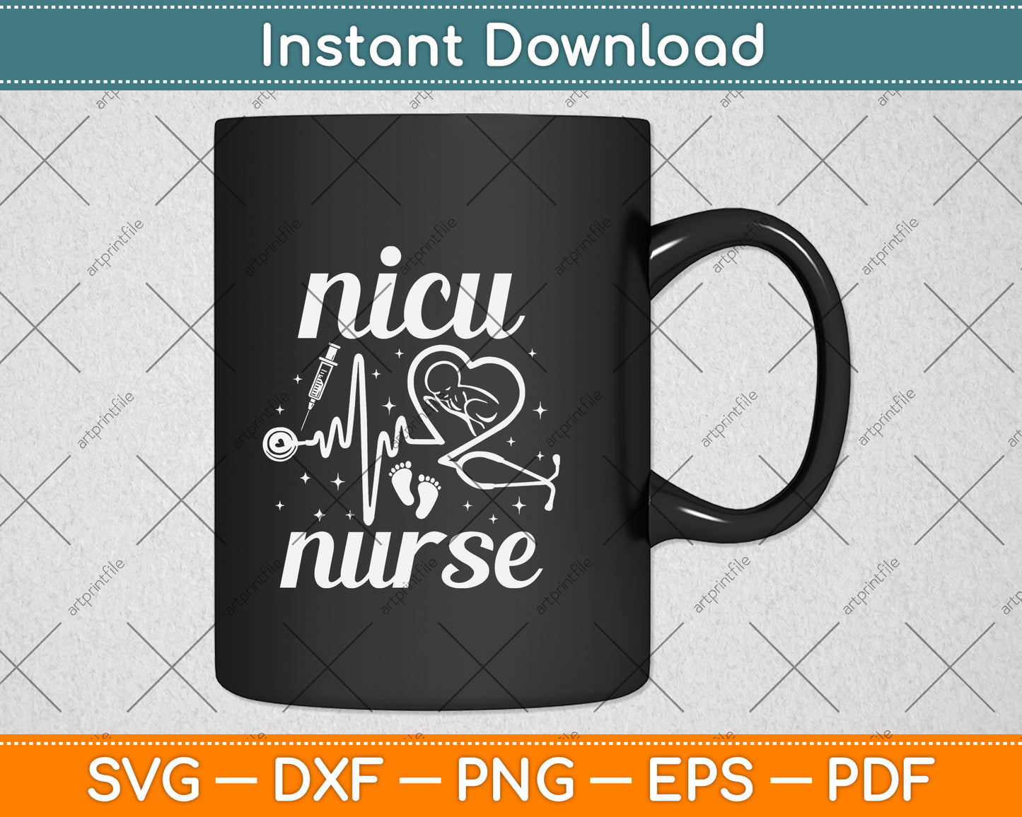 Nicu Nurse Lovers Svg Png Dxf Digital Cutting File