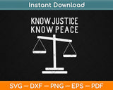 No Peace Justice Civil Rights Svg Digital Cutting File