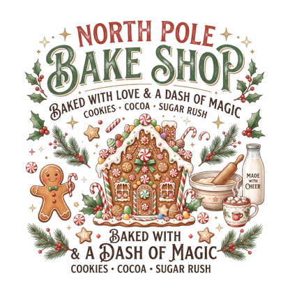 North Pole Bake Shop Christmas PNG