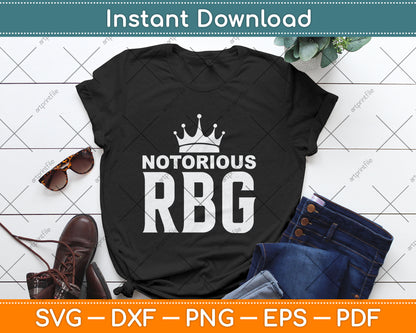 Notorious RBG Ruth - Women's Rights Feminist Svg Digital Cutting File