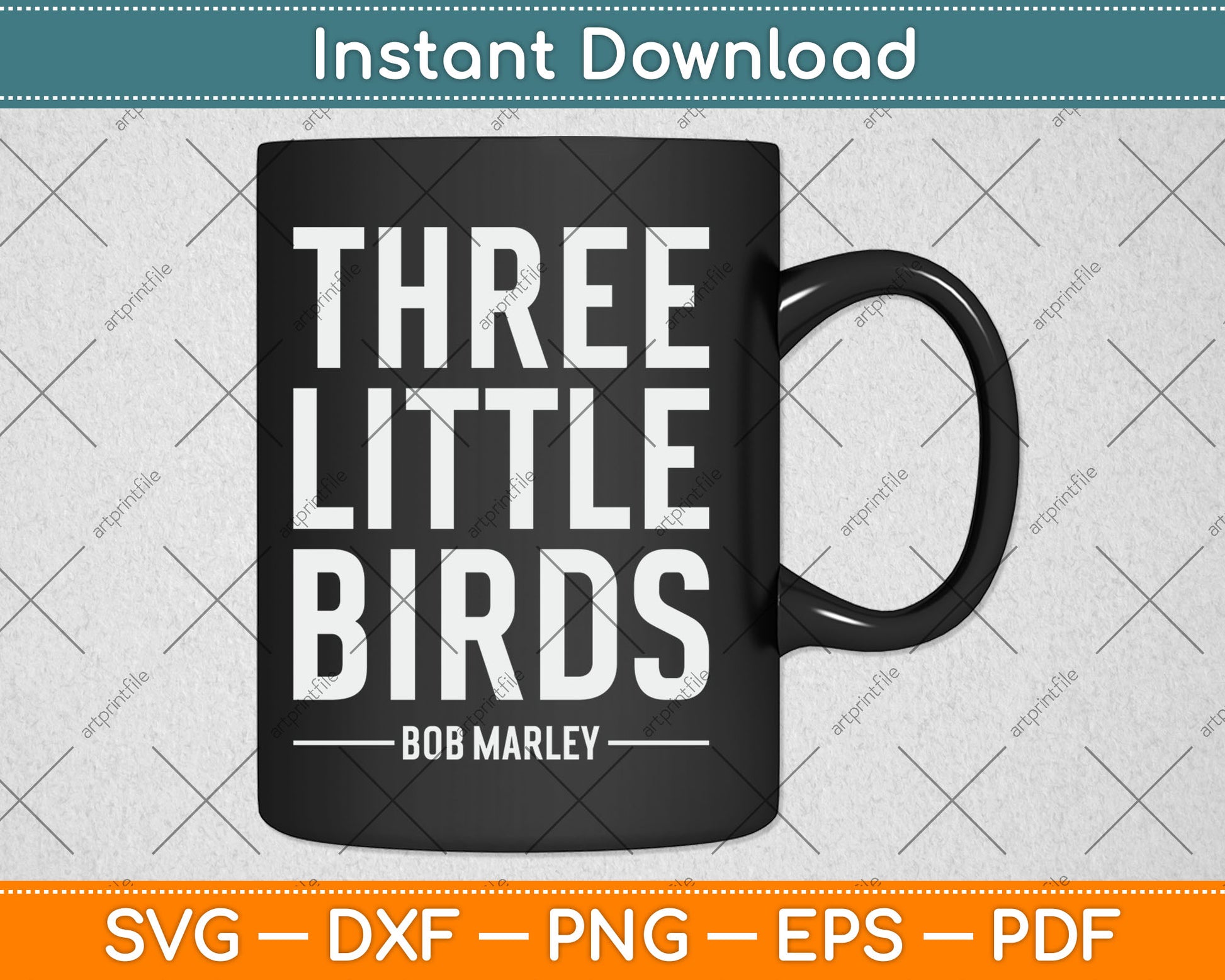 Official Bob Marley Three Little Birds Svg Design Digital Cutting File