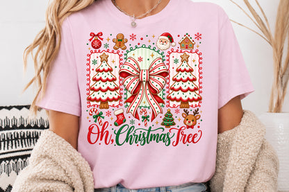 Oh Christmas Tree Festive Cookie PNG Sublimation Design