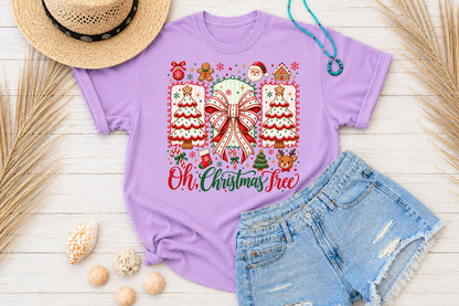 Oh Christmas Tree Festive Cookie PNG Sublimation Design