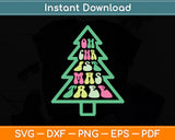 Oh Christmas Tree Vintage Retro Matching Christmas Holiday Svg Digital Cutting File