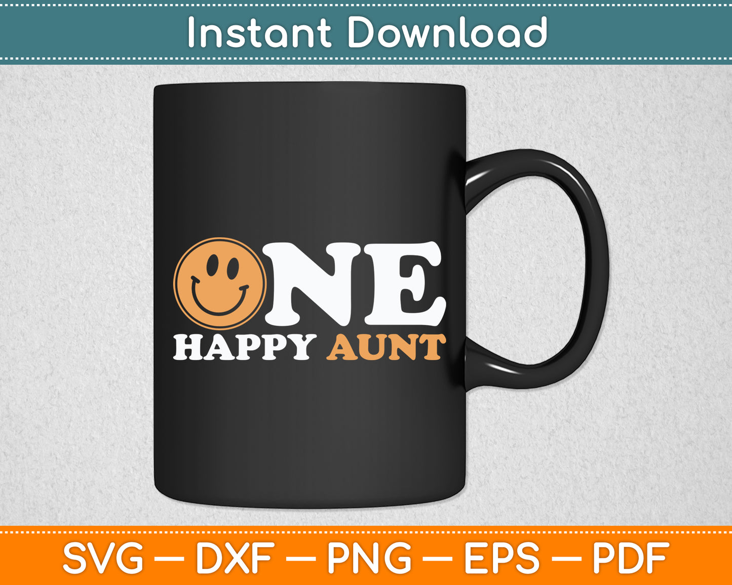 One Happy Aunt 1st Birthday One Cool Dad Family Matching Svg Digital Cutting File