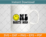 One Happy Dad Dude 1st Birthday One Cool Dad Svg Digital Cutting File