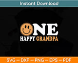 One Happy Grandpa 1st Birthday One Cool Grandpa Svg Digital Cutting File