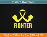 Osteosarcoma Awareness Fighter Svg Digital Cutting File