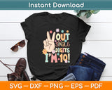 Out Single Digits I'm 10 Kids Peace 10 Years Old Svg Digital Cutting File