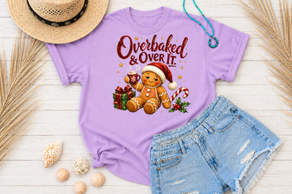 Overbaked & Over It Christmas PNG Sublimation Design