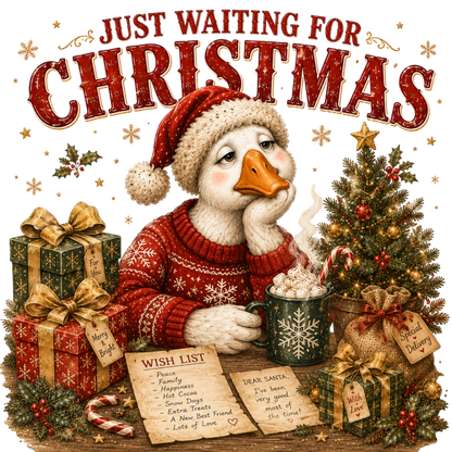 Just Waiting for Christmas PNG