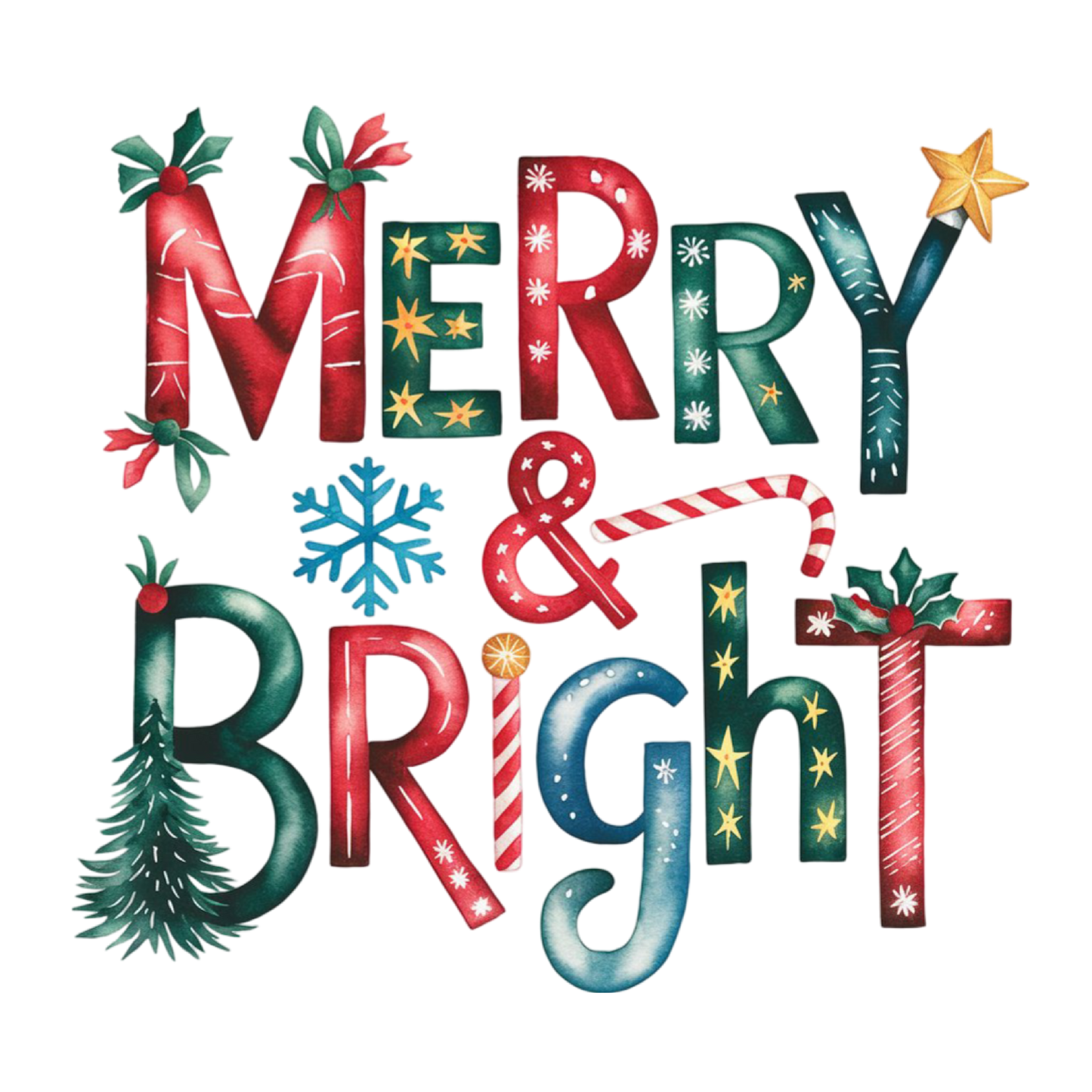 Christmas Quotes Sublimation PNG Bundle | Christmas Sayings & Winter Designs