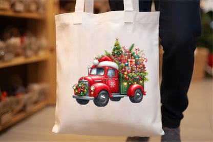 30 Christmas Truck Clipart Bundle