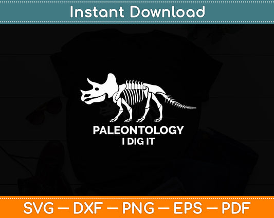 Paleontology Paleontologist Dino Fossil Hunter Svg Png Dxf Digital Cutting File