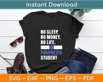 Paramedic Student EMS Nurse Ambulance Driver EMT Health Care Svg Digital Cutting File