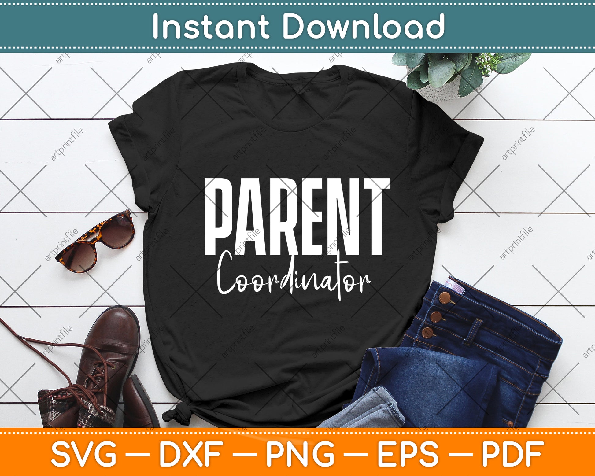 Parent Coordinator Tie Dye Back To School Svg Digital Cutting File