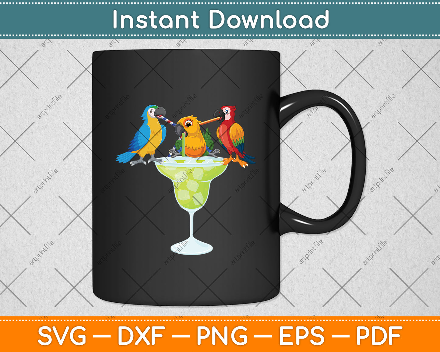 Parrot Pet Bird Parrot Lovers Svg Digital Cutting File