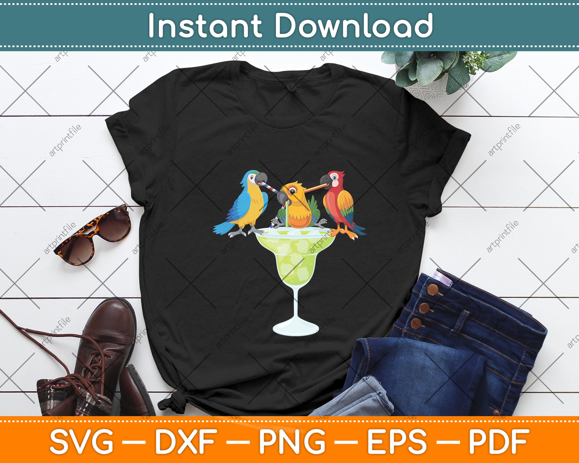Parrot Pet Bird Parrot Lovers Svg Digital Cutting File