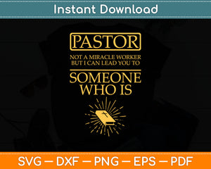 Pastor Appreciation Art Minister Clergy Bible Svg Digital Cutting File